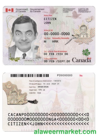 Canada permanent resident card new